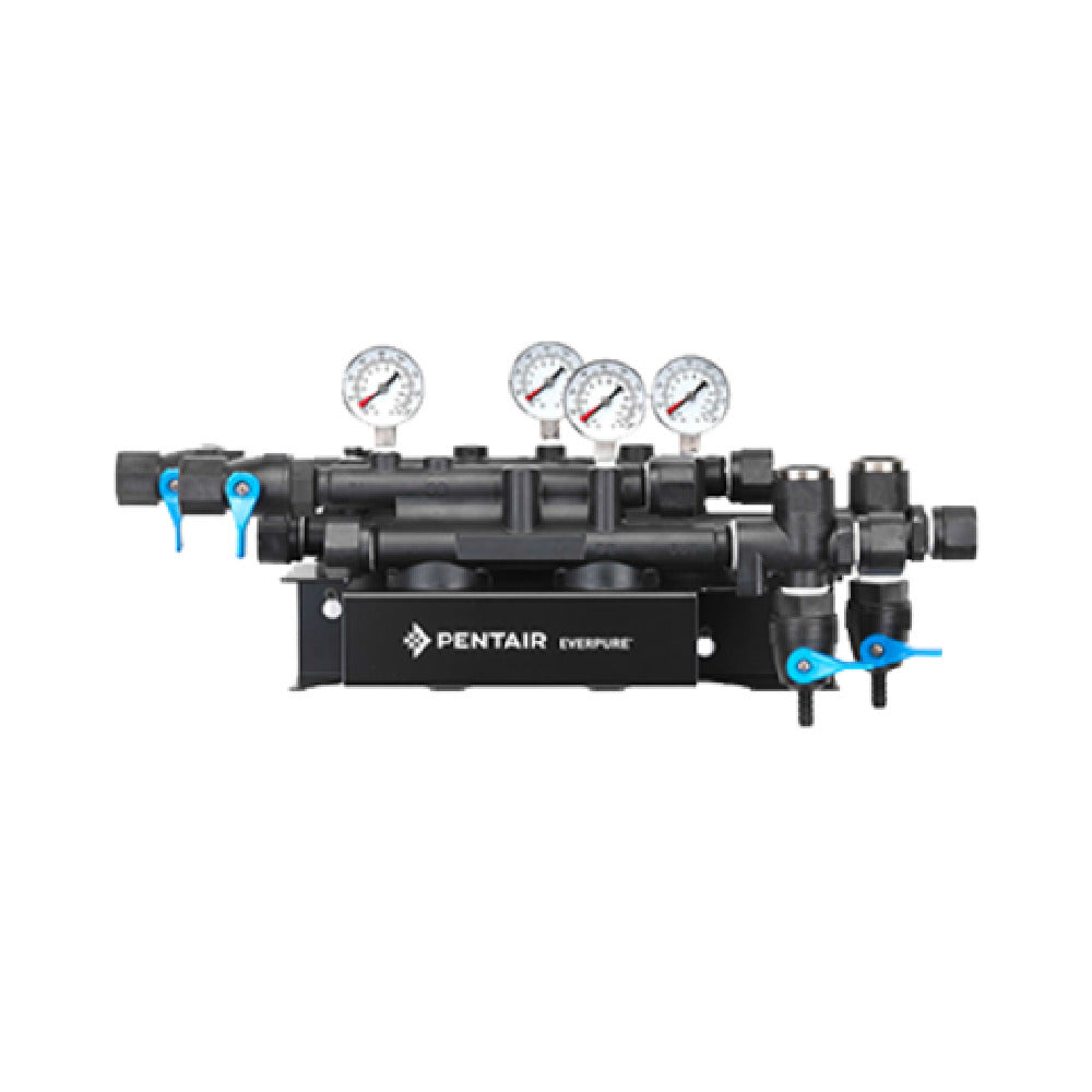 Everpure EV927891 - QC7I Water Filtration System Manifold, QC7I DIO Manifold, (1) QC7I DIO Manifold (Connects Two Systems Together)