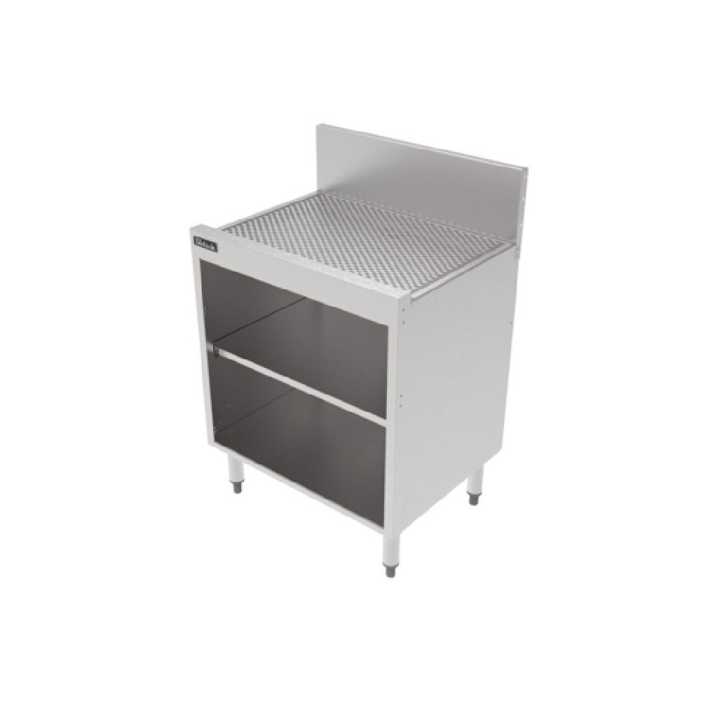 Perlick TSF24SC-STK - (Quick Ship) Underbar Storage Cabinet 24"W X 24"D, 6"H Backsplash With 1" Return At Top