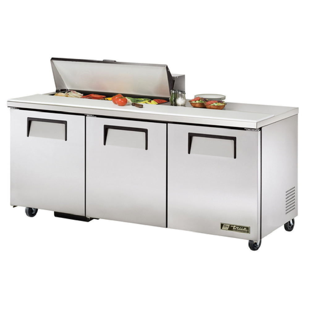 True Mfg. - General Foodservice TSSU-72-10-HC - Sandwich/Salad Unit, (10) 1/6 Size (4"D) Poly Pans
