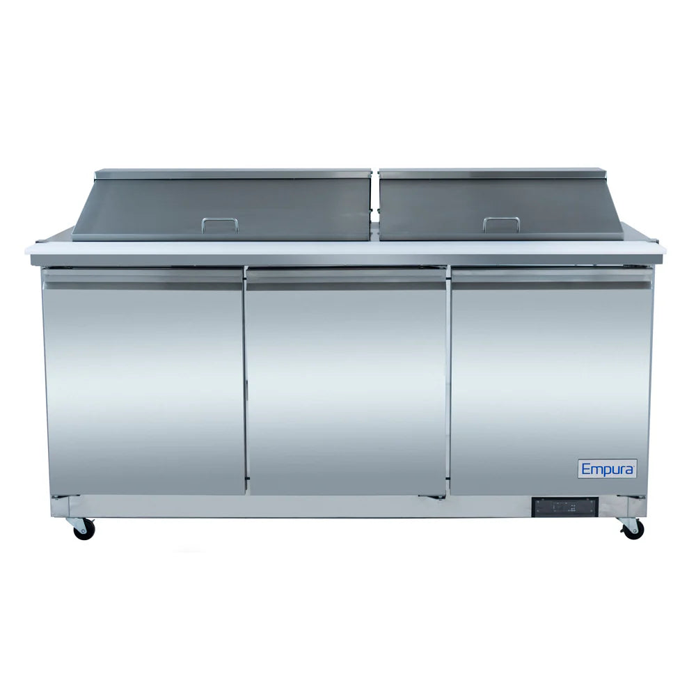 Empura Refrigeration E-KSP72M Refrigerated Sandwich/Salad Mega Top Prep Table 71.7"W X 34.5"D X 43.2"H