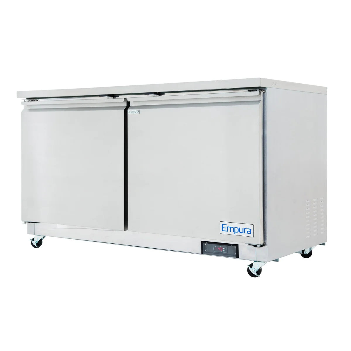 Empura Refrigeration E-KUC60F Undercounter Reach-In Freezer 61.2"W X 29.9"D X 35.5"H 13.2 Cu. Ft. Capacity