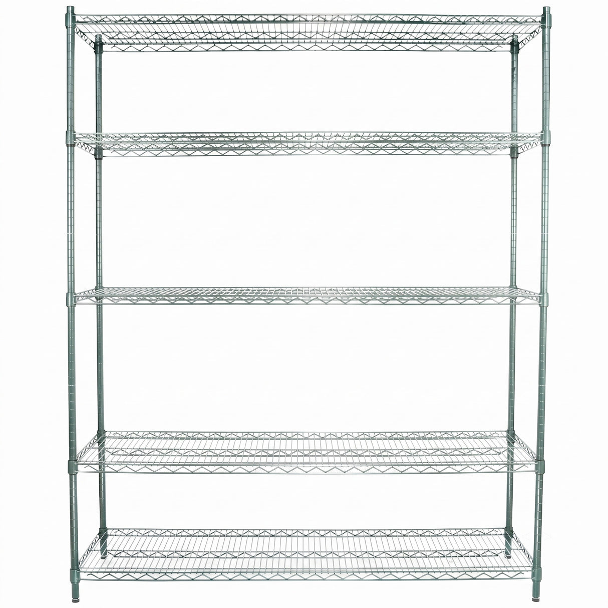Empura Stainless E-WS186086 Shelving Unit 60"W X 18"D X 86"H 5-shelf