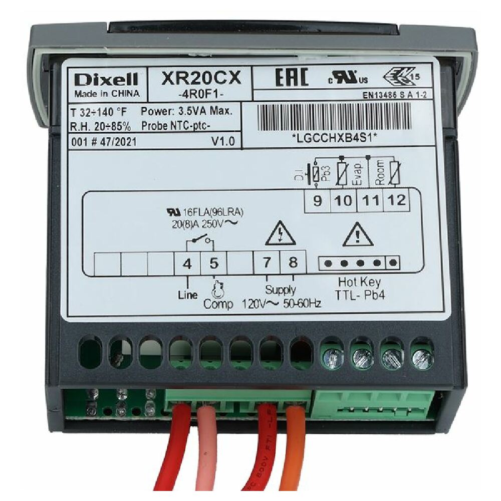 Empura Refrigeration 104020246 Temperature Control Compatible With: E-KB27R E-KB35R E-KB54R