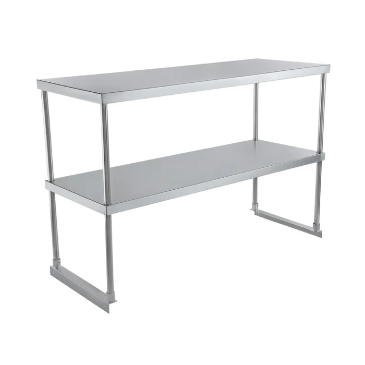 Empura Stainless E-DOS-1848 Empura DOUBLE OVER SHELF 18" X 48" X 32" 18 GA. 430 S/S S/S Leg And Socket