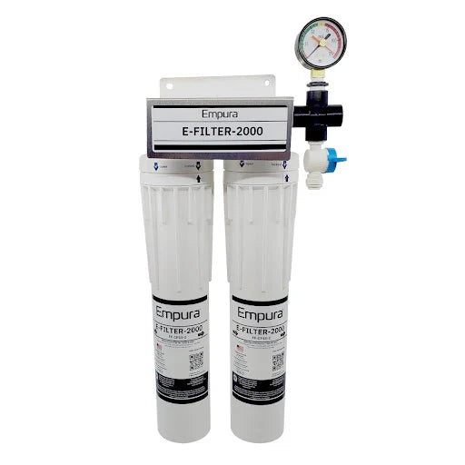 Empura Filtration E-FILTER-2000 Water Filtration System 3"W X 8.5"D X 21"H (2) Unit System