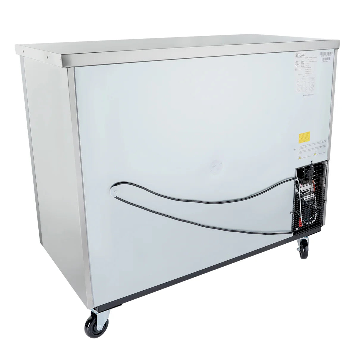 Empura Refrigeration E-KBB48-2G-24SD-S Back Bar Cooler 49.1"W X 24.4"D X 41.7"H 12.5 Cu. Ft. Capacity