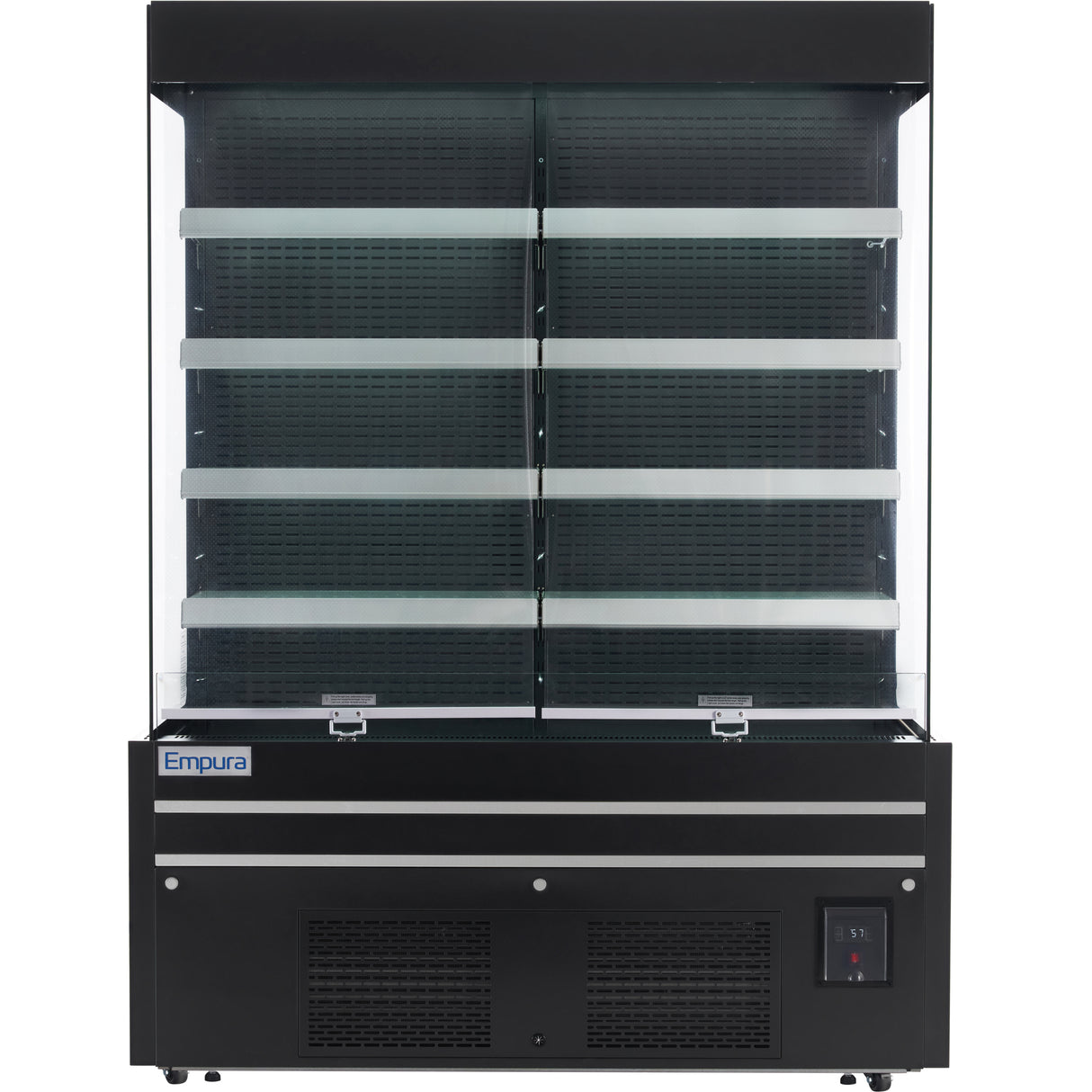 Empura E-VOAR-60B_110V/1PH - Vertical Open Air Merchandiser, 60.2"W × 28.4"D × 79.9"H