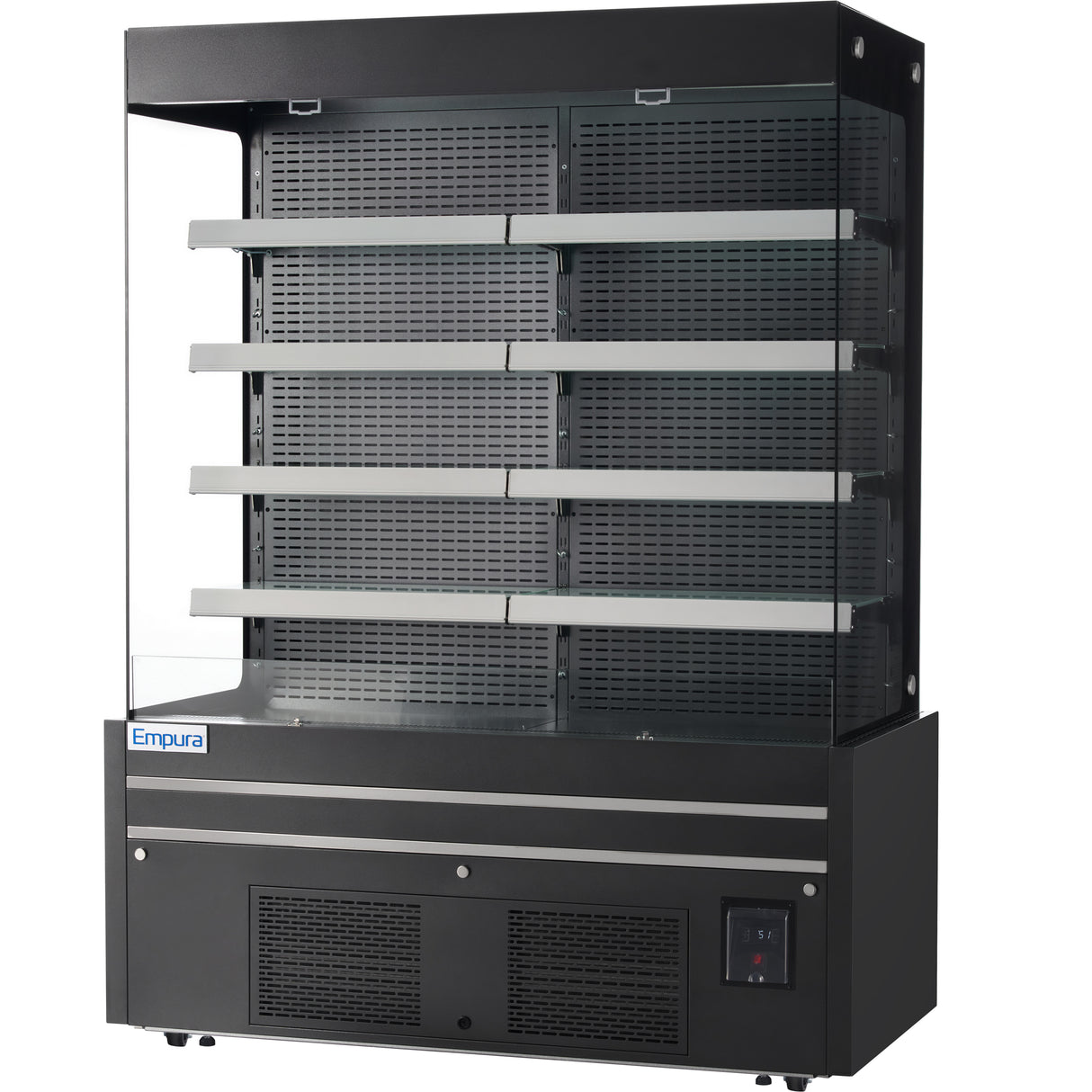 Empura E-VOAR-60B_110V/1PH - Vertical Open Air Merchandiser, 60.2"W × 28.4"D × 79.9"H