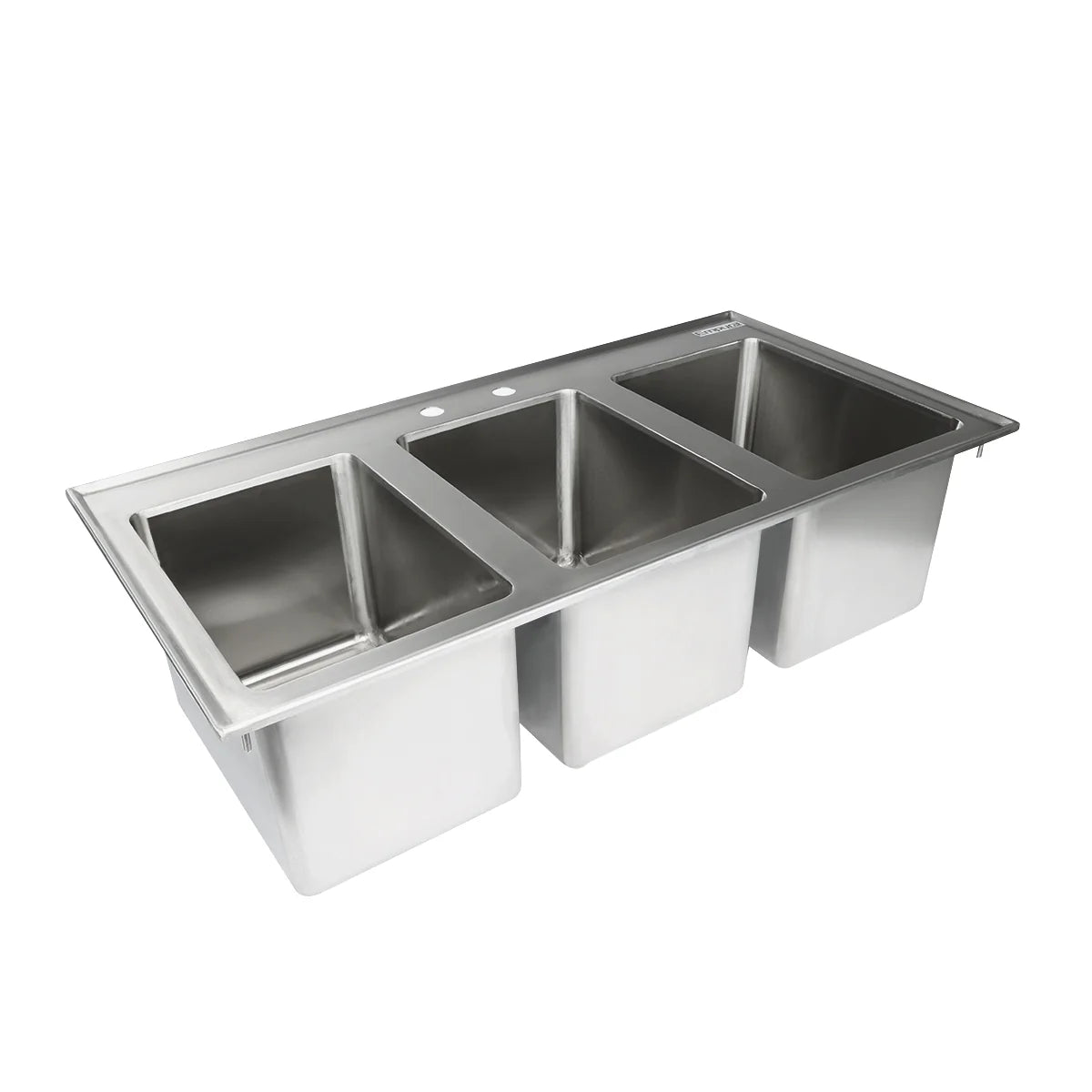 Empura Stainless EDIS3101410 Drop In Sink 3 Compartment 16 Gauge 304 Stainless Steel
