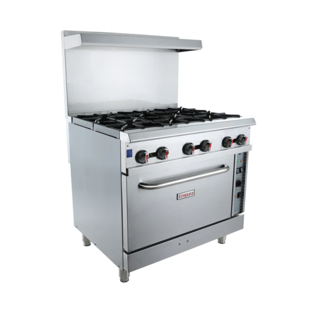 Empura Stainless EGR-36C/NAT Empura 36" Stainless Steel Commercial 6 Burner Natural Gas Range With Convection Oven