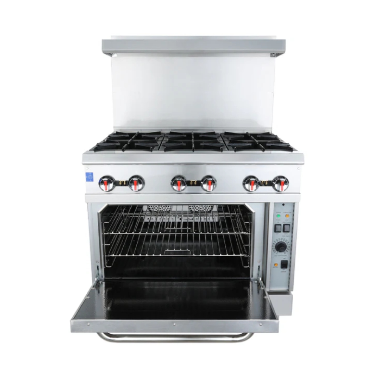 Empura Stainless EGR-36C/NAT Empura 36" Stainless Steel Commercial 6 Burner Natural Gas Range With Convection Oven