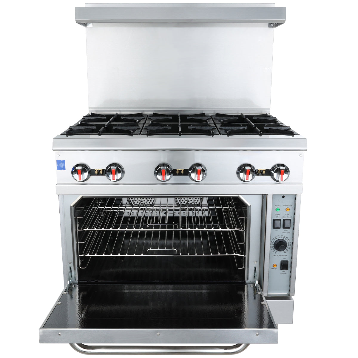 Empura Equipment EGR-36C_NAT Single Base Gas Range Natural Gas 36"W X 35"D X 56-1/2"H
