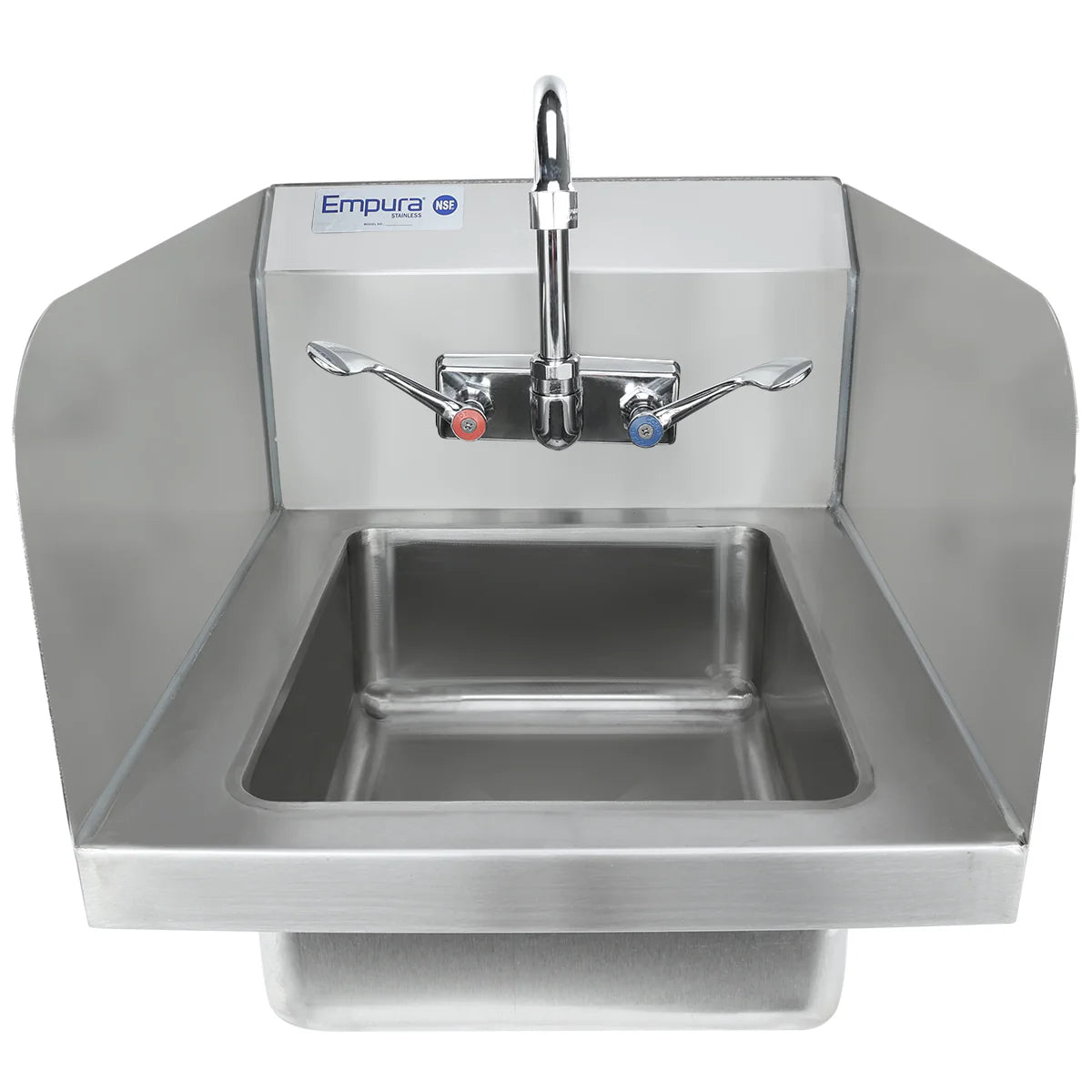 Empura Stainless EHS14SPWH Hand Sink 14"W X 16.5"D X 13"H Wall Mounted