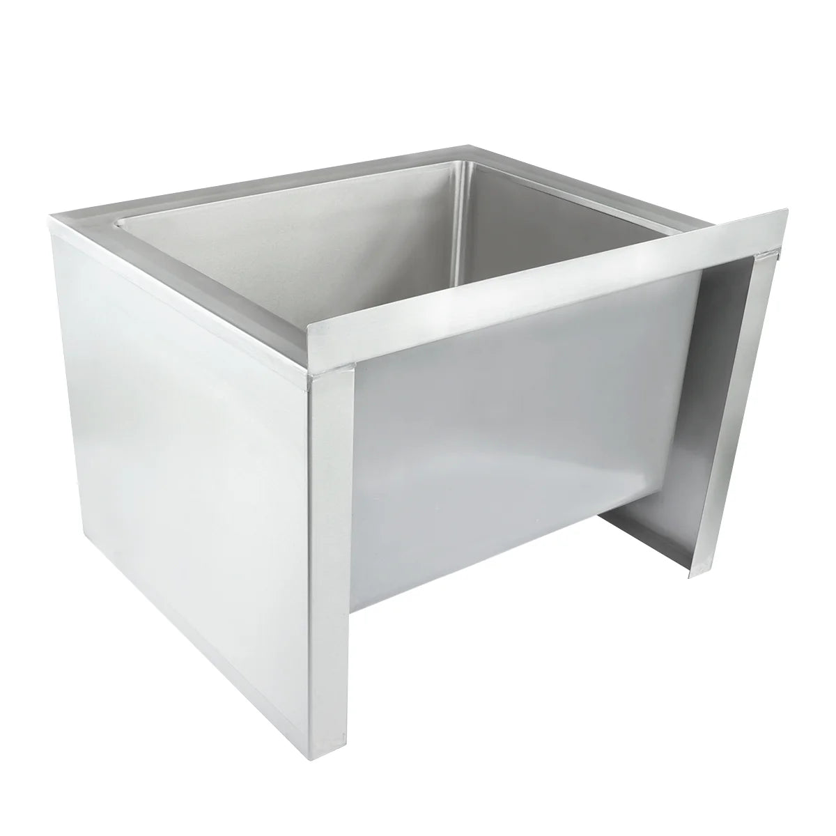 Empura Stainless EMS201612 Mop Sink 24"W X 20"D X 16.24"H Bowl Made Of 18 Gauge 304 Stainless Steel