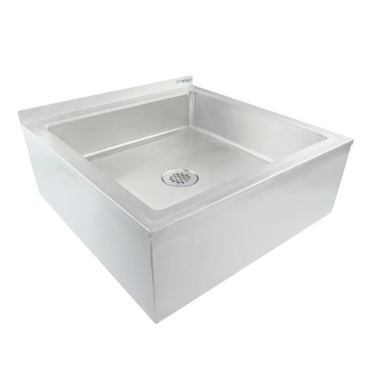 Empura Stainless EMS242406 Mop Sink 28"W X 28"D X 10.24"H Bowl 24 X 24 X 6"