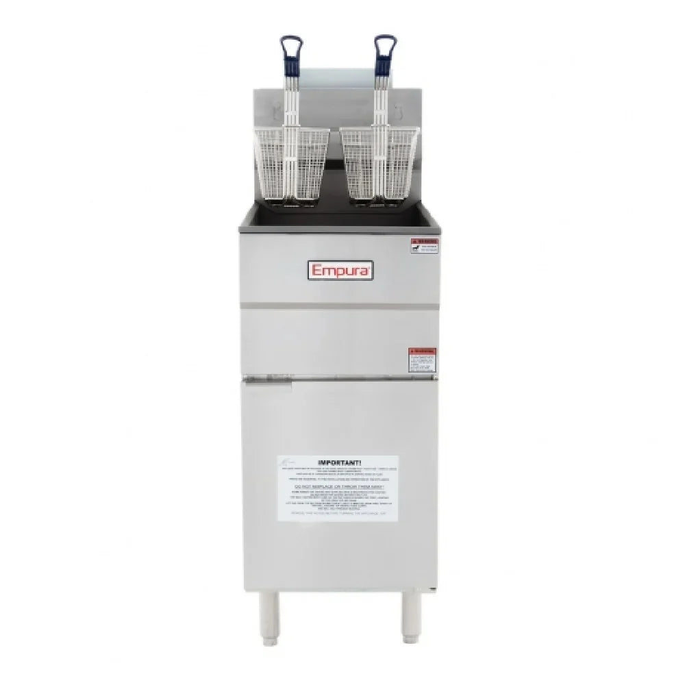 Empura Equipment EGF-40/50_LP Gas Fryer 15.5"W X 30.13"D X 47"H Liquid Propane