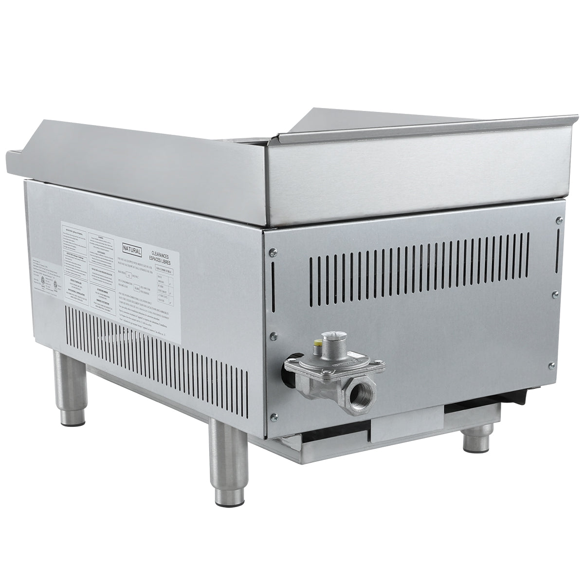 Empura Equipment ECB-16S Standard Duty Gas Charbroiler Natural Gas 15-7/8"W X 24-3/4"D X 15-7/8"H