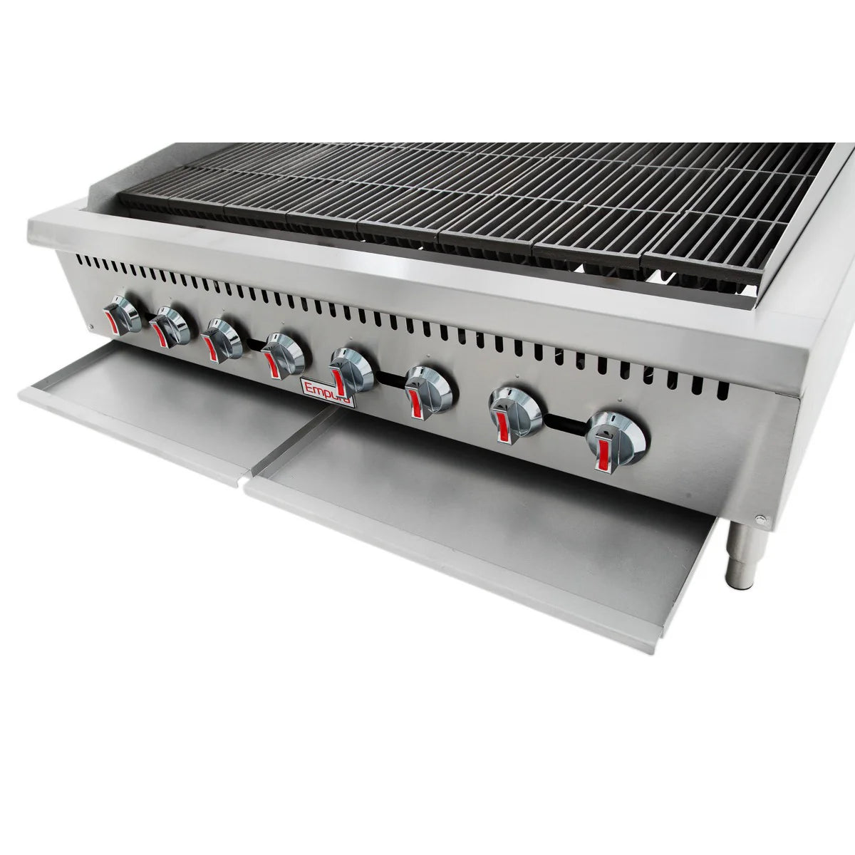 Empura Equipment ECB-48 Heavy Duty Gas Charbroiler Natural Gas 48"W X 29.3"D X 16"H
