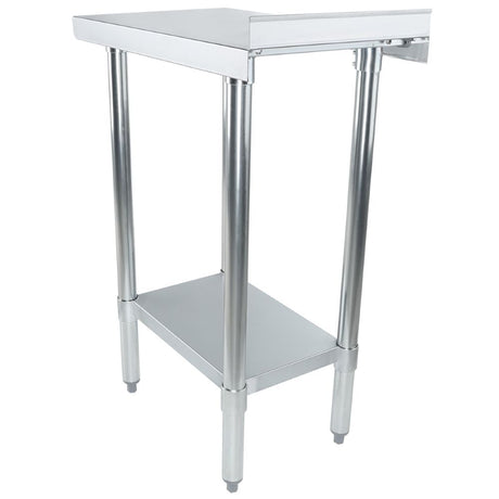 Empura Stainless FT1524E Filler Table 15"W X 24"D X 34.75"H 18 Gauge 430 Stainless Steel