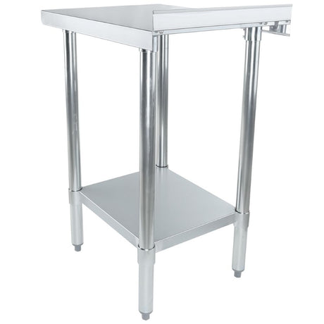Empura Stainless FT1824E Filler Table 18"W X 24"D X 34.75"H 18 Gauge 430 Stainless Steel