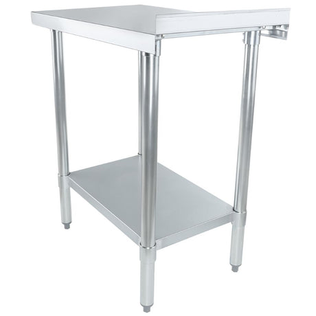Empura Stainless FT1830E Filler Table 18"W X 30"D X 34.75"H 18 Gauge 430 Stainless Steel