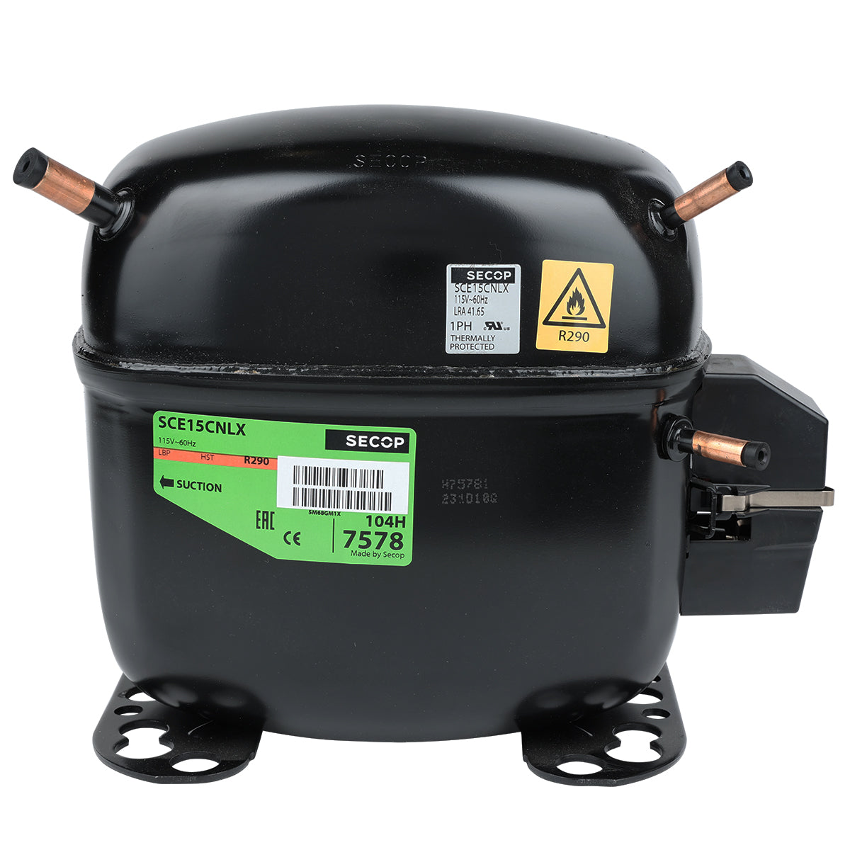 Empura Parts 104010243 Compressor Compatible With: E-KB27F Empura Refrigeration