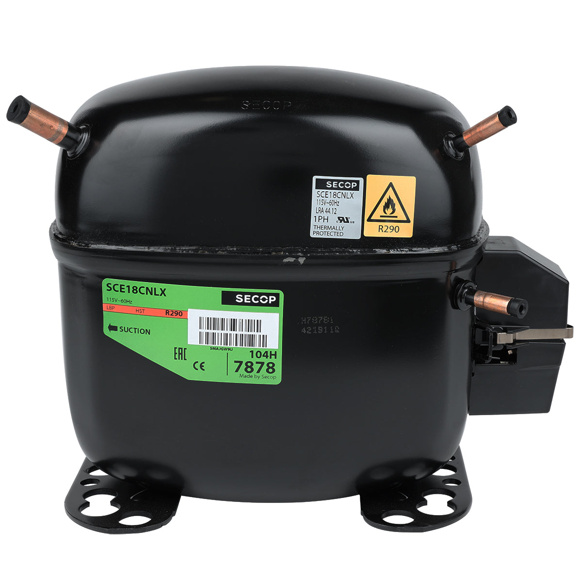 Empura Parts 104010279 Compressor Compatible With: E-EGM-48FB E-KB54FG E-KB35F