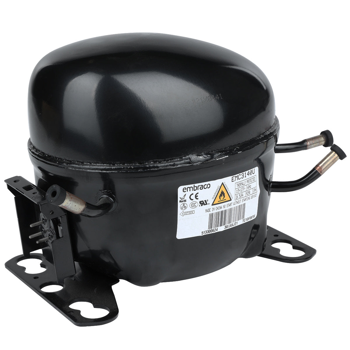 Empura Parts 104010305 Compressor Compatible With: E-EGM-16FB E-EGM-16FW Empura Refrigeration