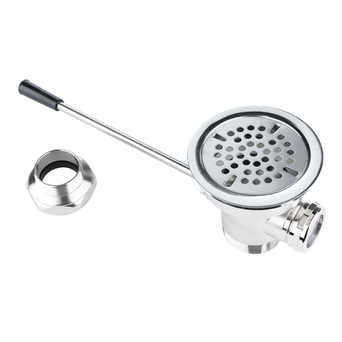 Empura Stainless E-HL-Q5 Straight Lever Drain 3-1/2" X 1-1/2" Stainless Steel