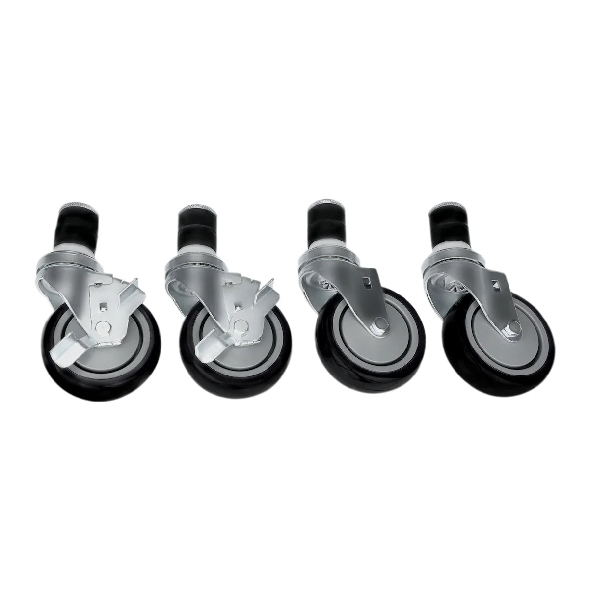 Empura Stainless E-WT-CASTERS Casters (2) Casters With Brakes And (2) Casters Without Brakes