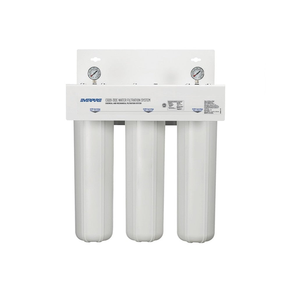 Everpure EV910037 CB20 Water Filtration System CB20-312E Twin