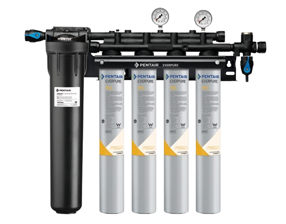 Everpure EV932874 Coldrink Water Filtration System Coldrink 4-7FC Quad
