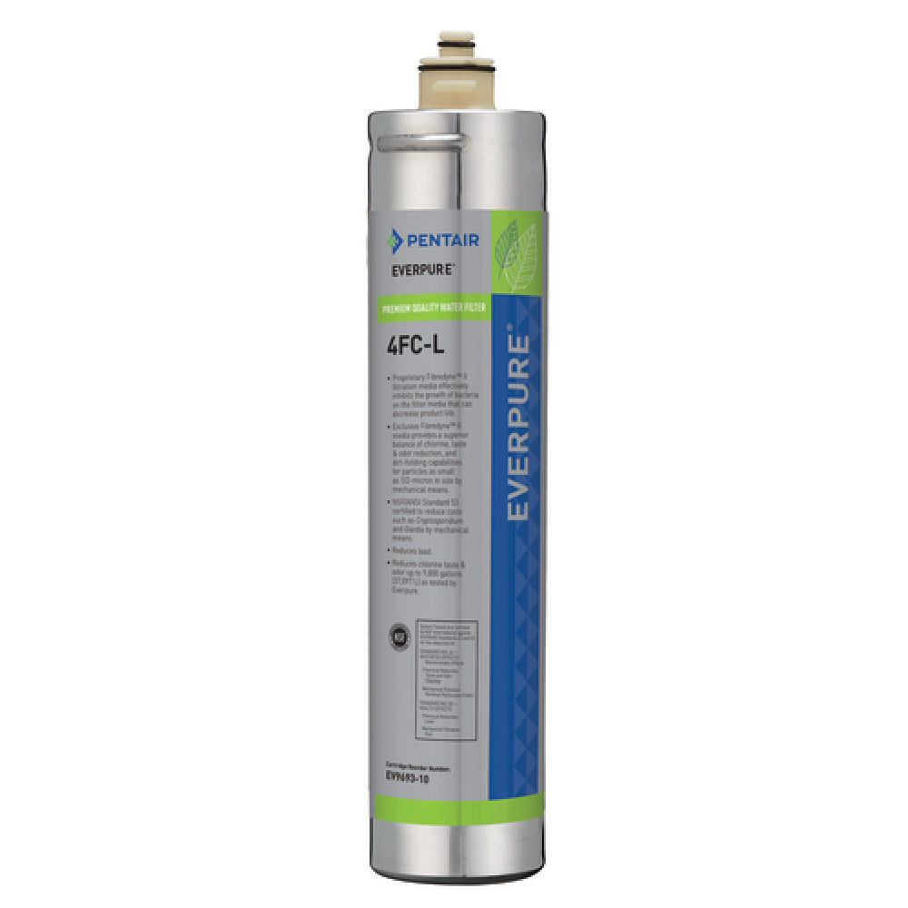 Everpure EV969310 - 4FC-L Water Filter Cartridge, 4FC-L, (1) 4FC-L Fibredyne® II Submicron Carbon Block Cartridge