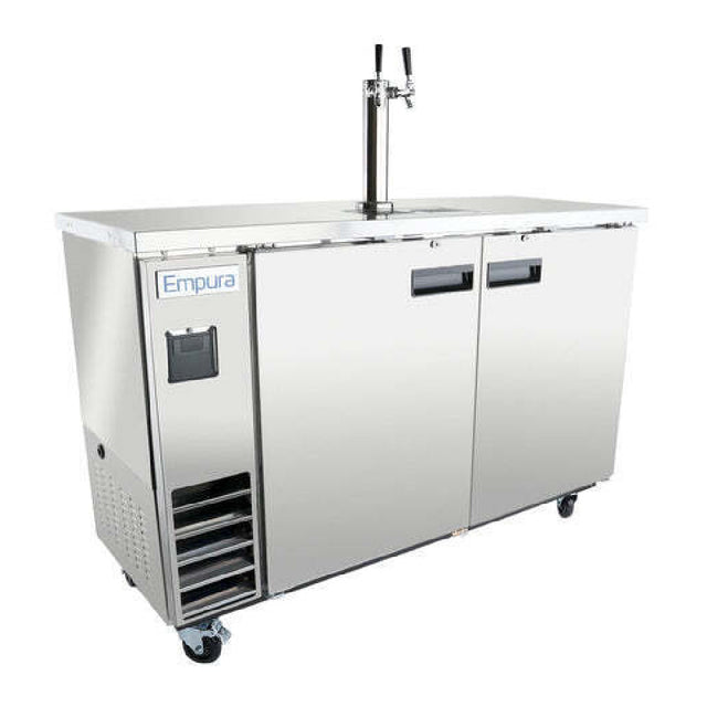 Empura Refrigeration E-KDD3-1-S Direct Draw Beer Dispenser 61.1"W X 24.41"D X 41.9"H 16.6 Cu. Ft. Capacity