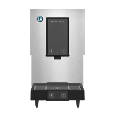 Stainless steel Hoshizaki DCM-271BAH ice maker and water dispenser with digital display