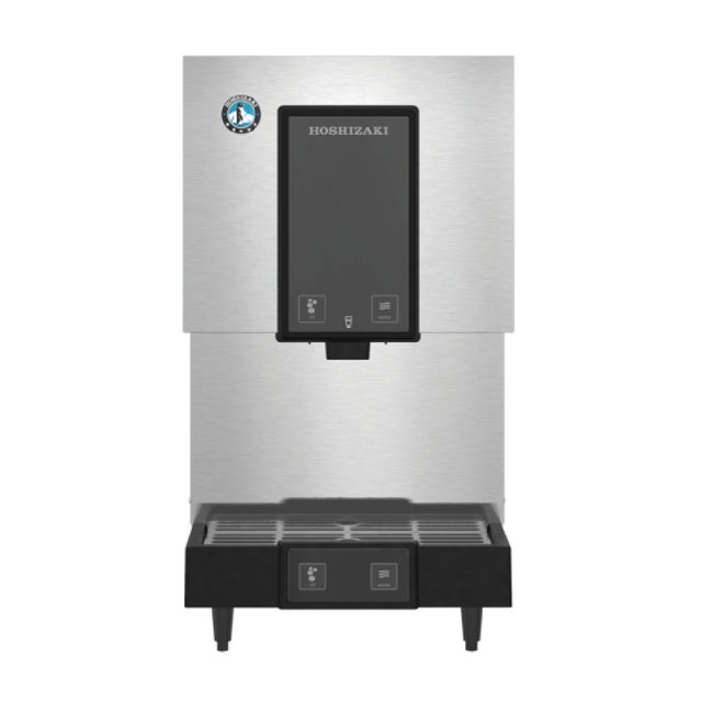 Stainless steel Hoshizaki DCM-271BAH ice maker and water dispenser with digital display