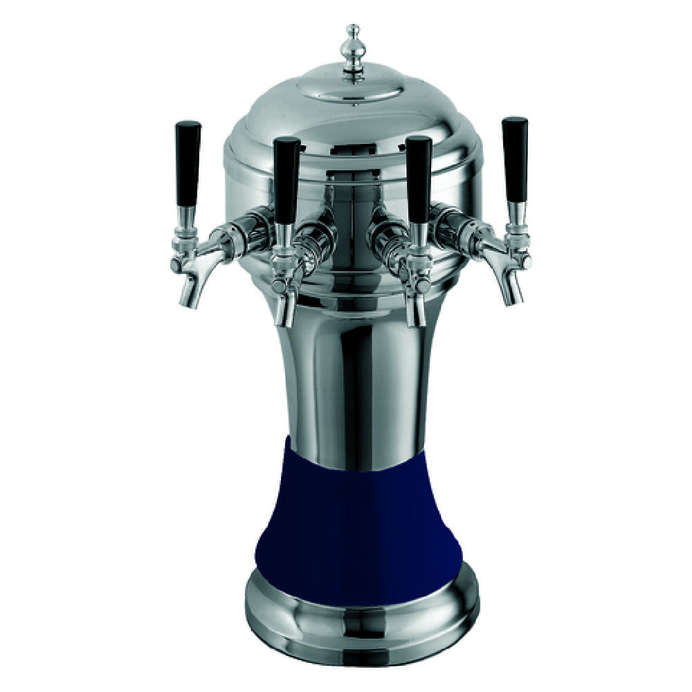 Perlick 4056BL5BPC - Roma Draft Beer Tower, Countertop, 8-1/8" Diameter X 20-1/2"H