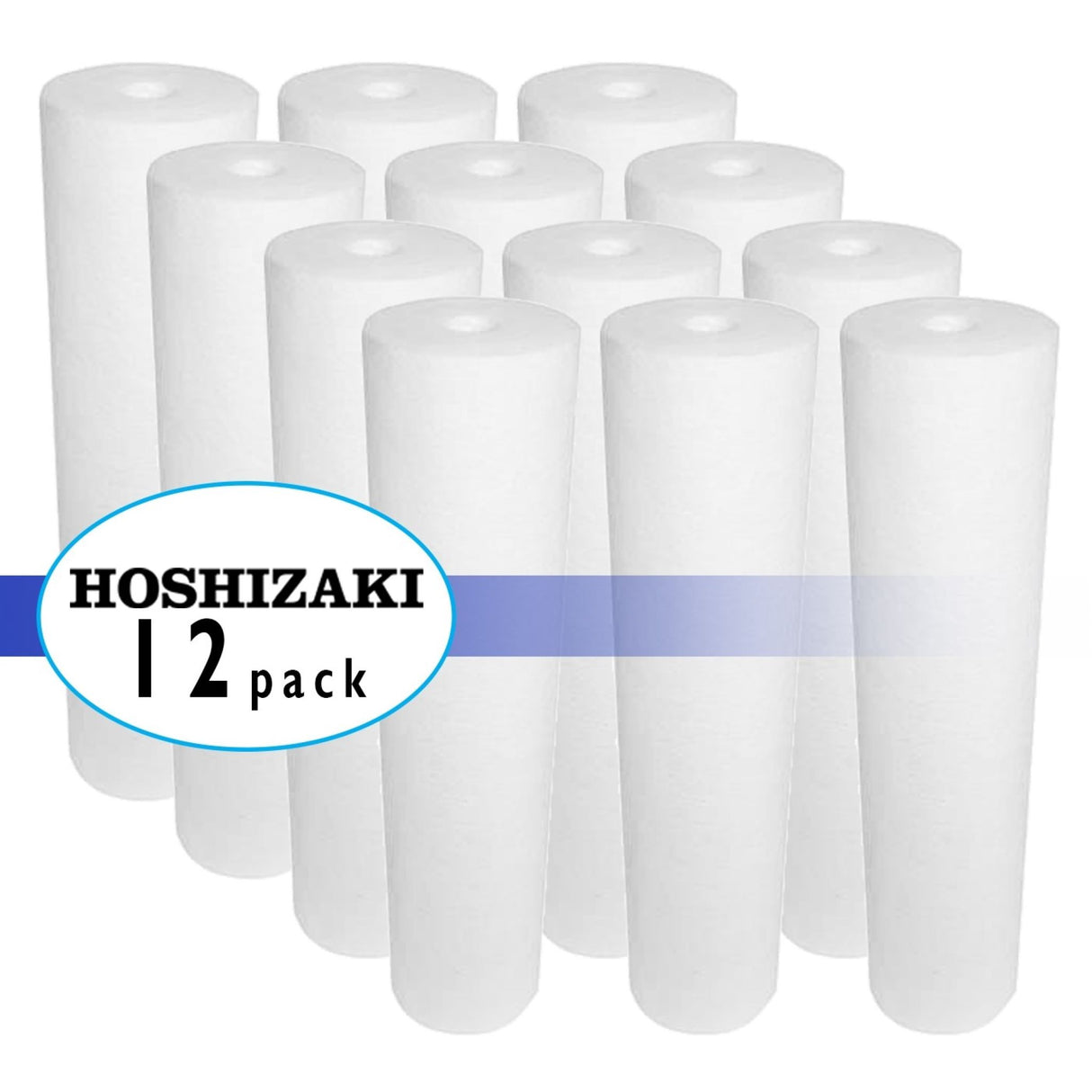 12-pack of Hoshizaki replacement cartridges for EC110 pre-filter systems