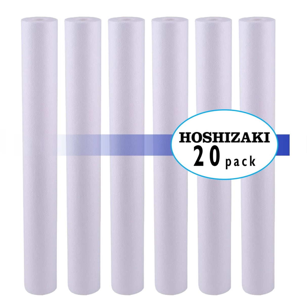 20-pack of white Hoshizaki replacement cartridge EC210 pre-filter replacement cartridges