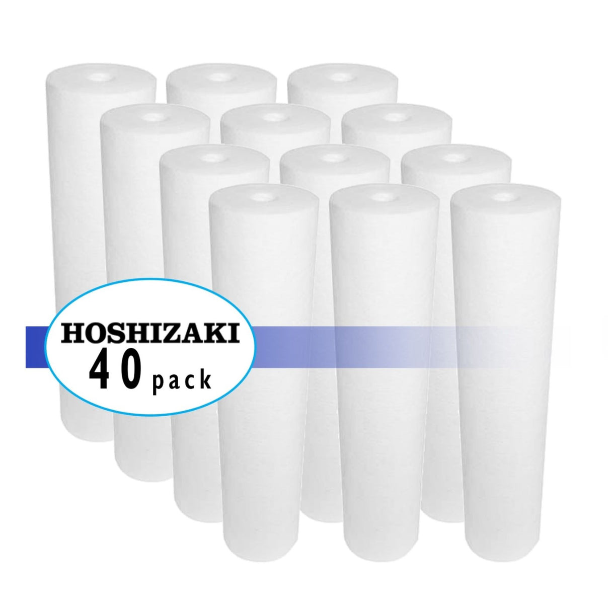 40-pack of Hoshizaki EC110 replacement cartridges for efficient water filtration