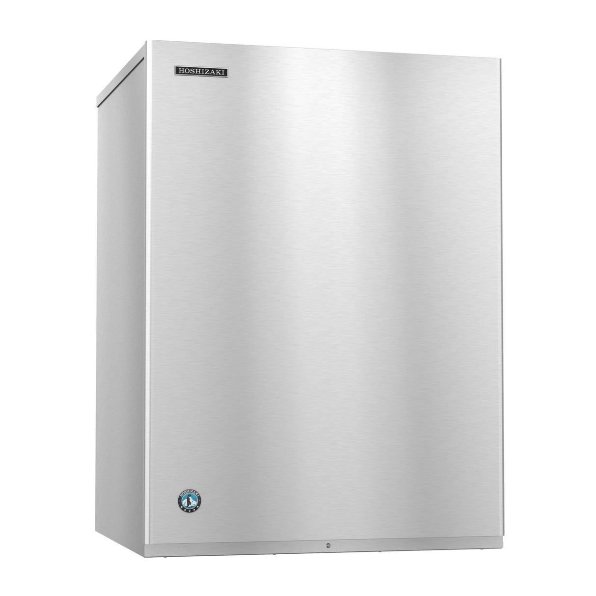 Stainless steel Hoshizaki F-1501MRJ ice maker featuring a sleek, minimalist design
