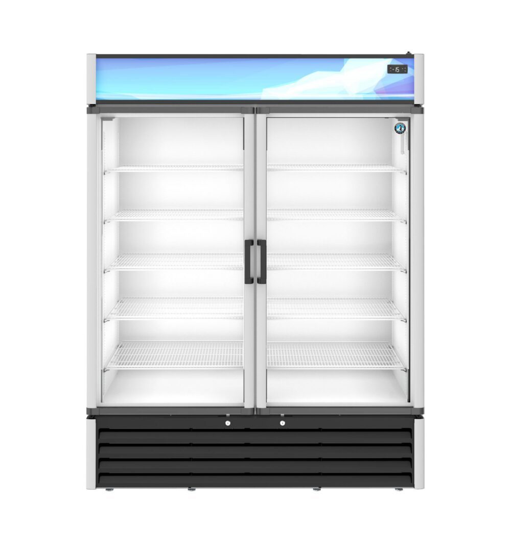 Hoshizaki FM-49-HC Freezer Merchandiser 2-section 42.61 Cu. Ft.