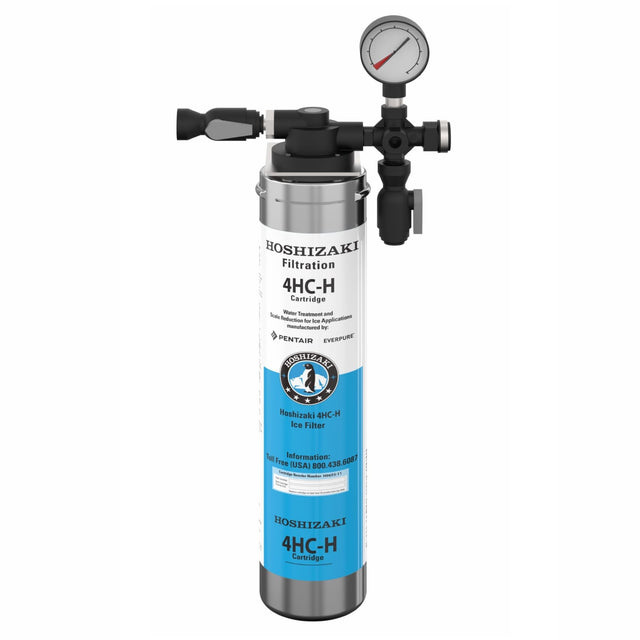 Hoshizaki H9320-51 Water Filtration System with pressure gauge and mounting bracket