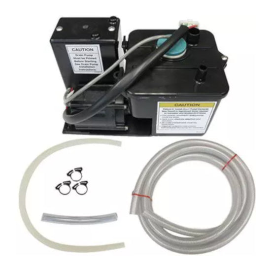 Condensate removal pump with tubing and clips from Hoshizaki HS-5061 Drain Pump Assembly