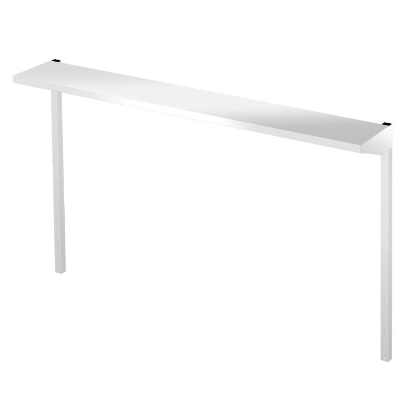 White metal table leg frame with bracket for Hoshizaki HS-5175 single overshelf