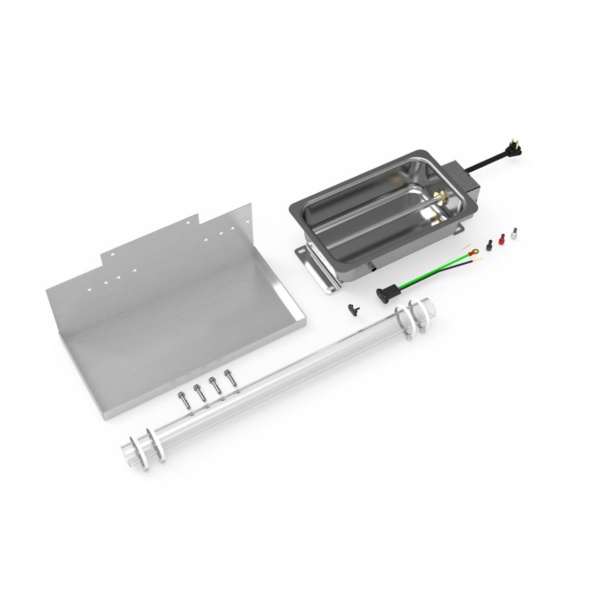 Metal grill burner assembly with hardware for Hoshizaki Condensate Kit and Steelheart Undercounter