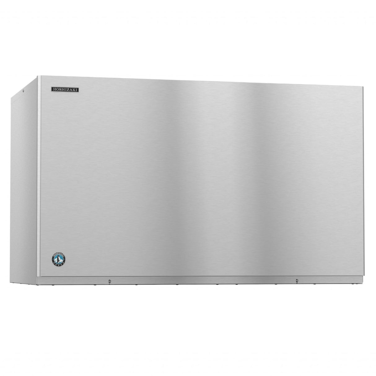 Stainless steel commercial ice maker Hoshizaki KM-1301SRJ3 with sleek rectangular design