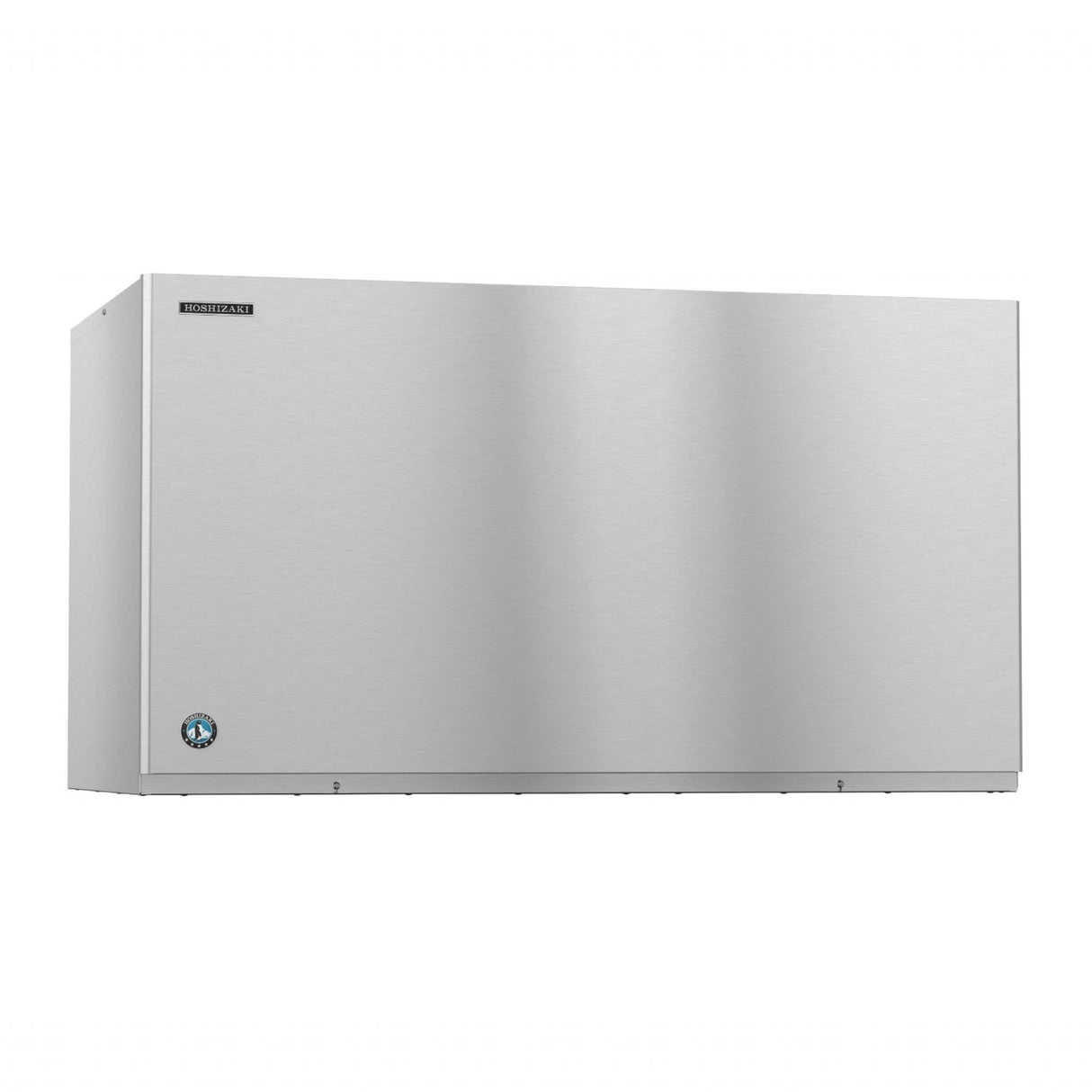 Stainless steel Hoshizaki KM-1601SWJ3 ice maker with sleek cube-style design