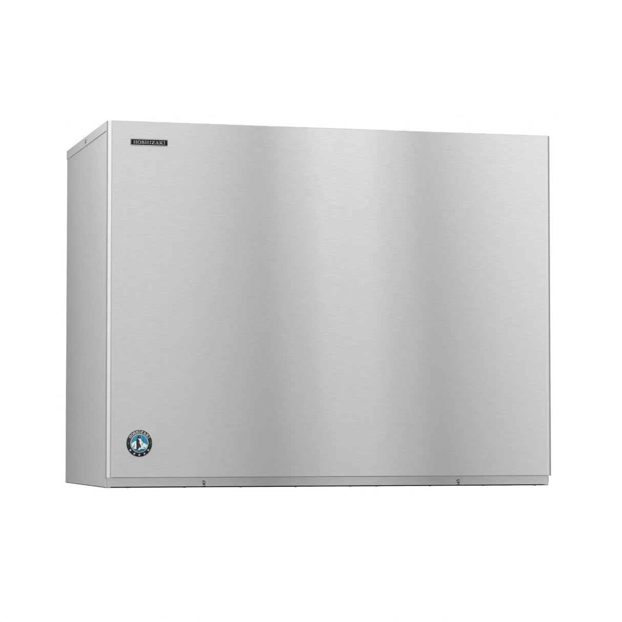 Stainless steel ice maker Hoshizaki KM-1900SRJ featuring a cube style and sleek design