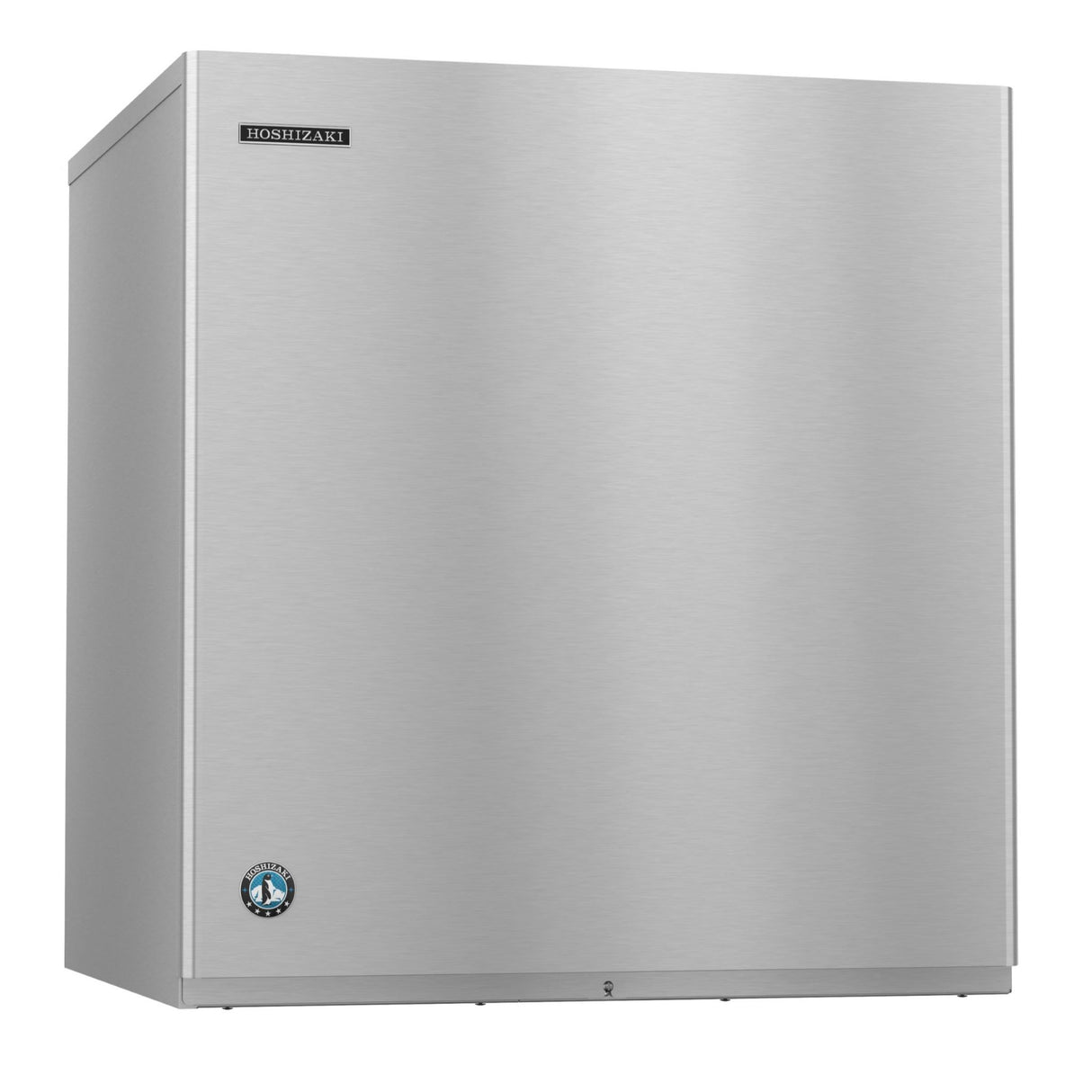 Stainless steel Hoshizaki KM-901MRJ3 Ice Maker with cube-style, minimalist design